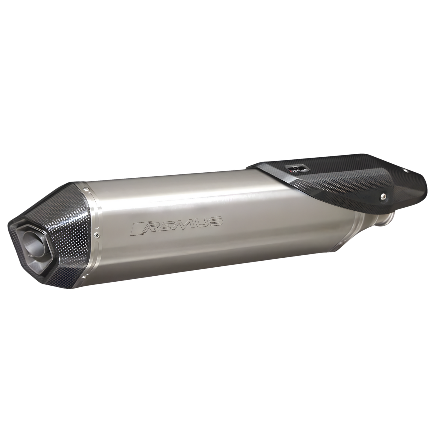 HEXACONE & BLACK HAWK - Slip On Exhaust for KTM 1050 Adventure & 1190 Adventure/R & 1290 Super Adventure — Racing + Silencer Titanium