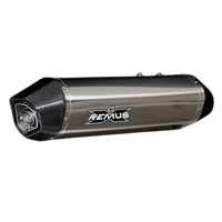 HEXACONE & BLACK HAWK - Slip On Exhaust for KTM 1050 Adventure & 1190 Adventure/R & 1290 Super Adventure — Silencer Black