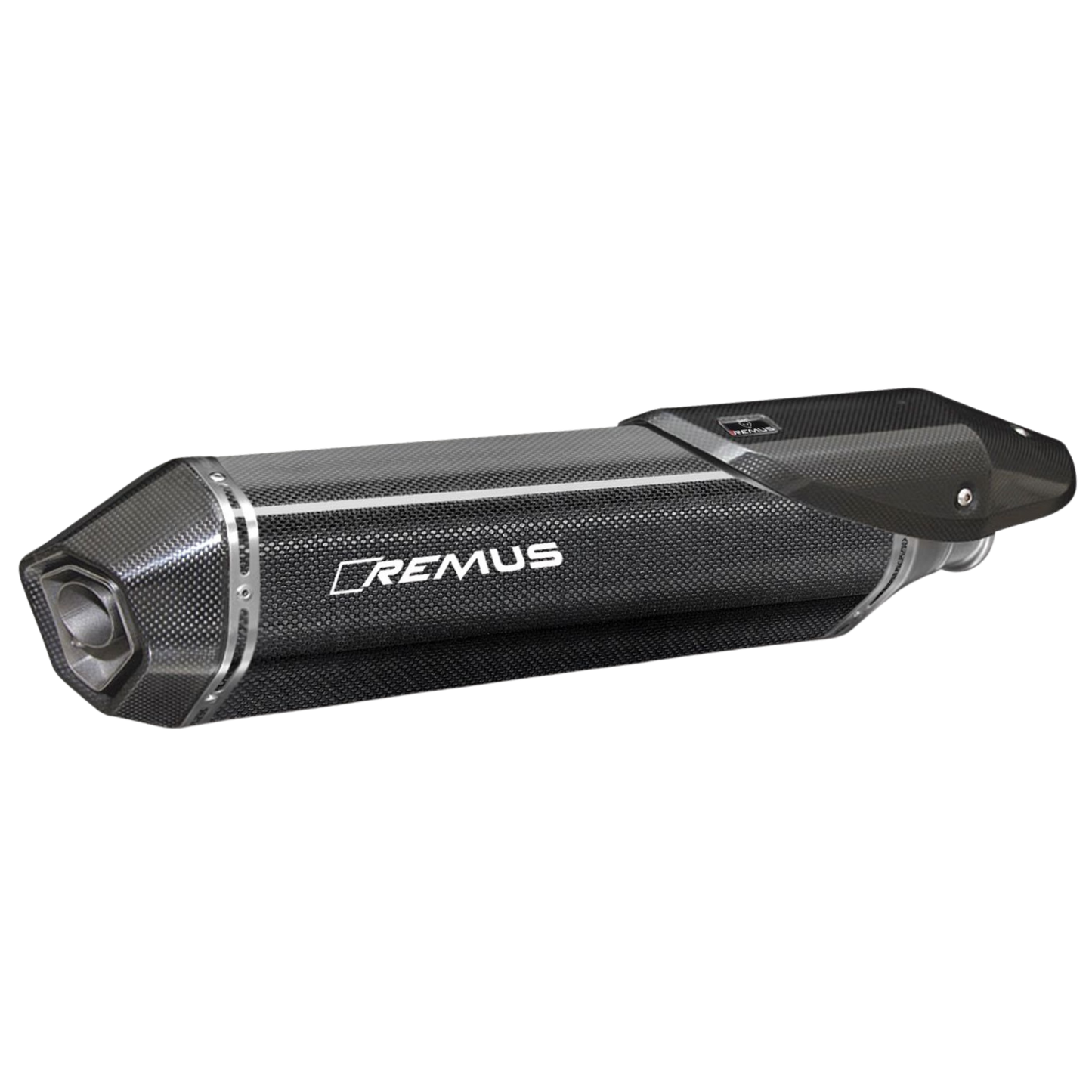 HEXACONE & BLACK HAWK - Slip On Exhaust for KTM 1050 Adventure & 1190 Adventure/R & 1290 Super Adventure — Silencer Black