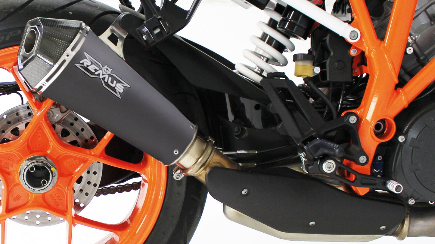 Hypercone Slip on Exhaust for KTM 1290 Super Duke R — Racing + Silencer