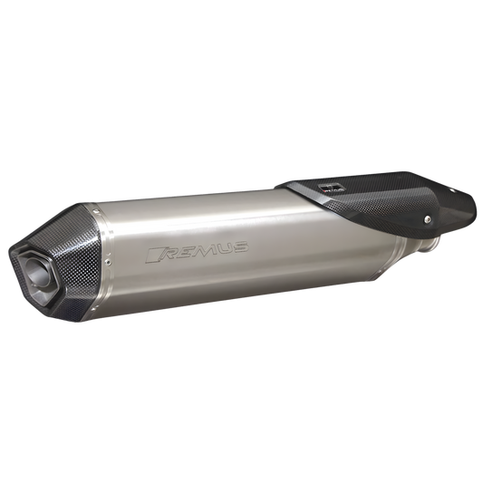 HEXACONE Slip On Exhaust for KTM 1290 Super Adventure R/S/T — Silencer Titanium