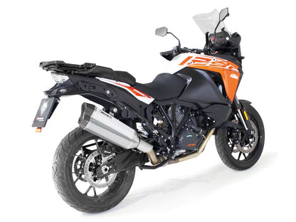 REMUS 8 Slip On Exhaust for KTM 1290 Super Adventure R/S/T — Silencer Matt