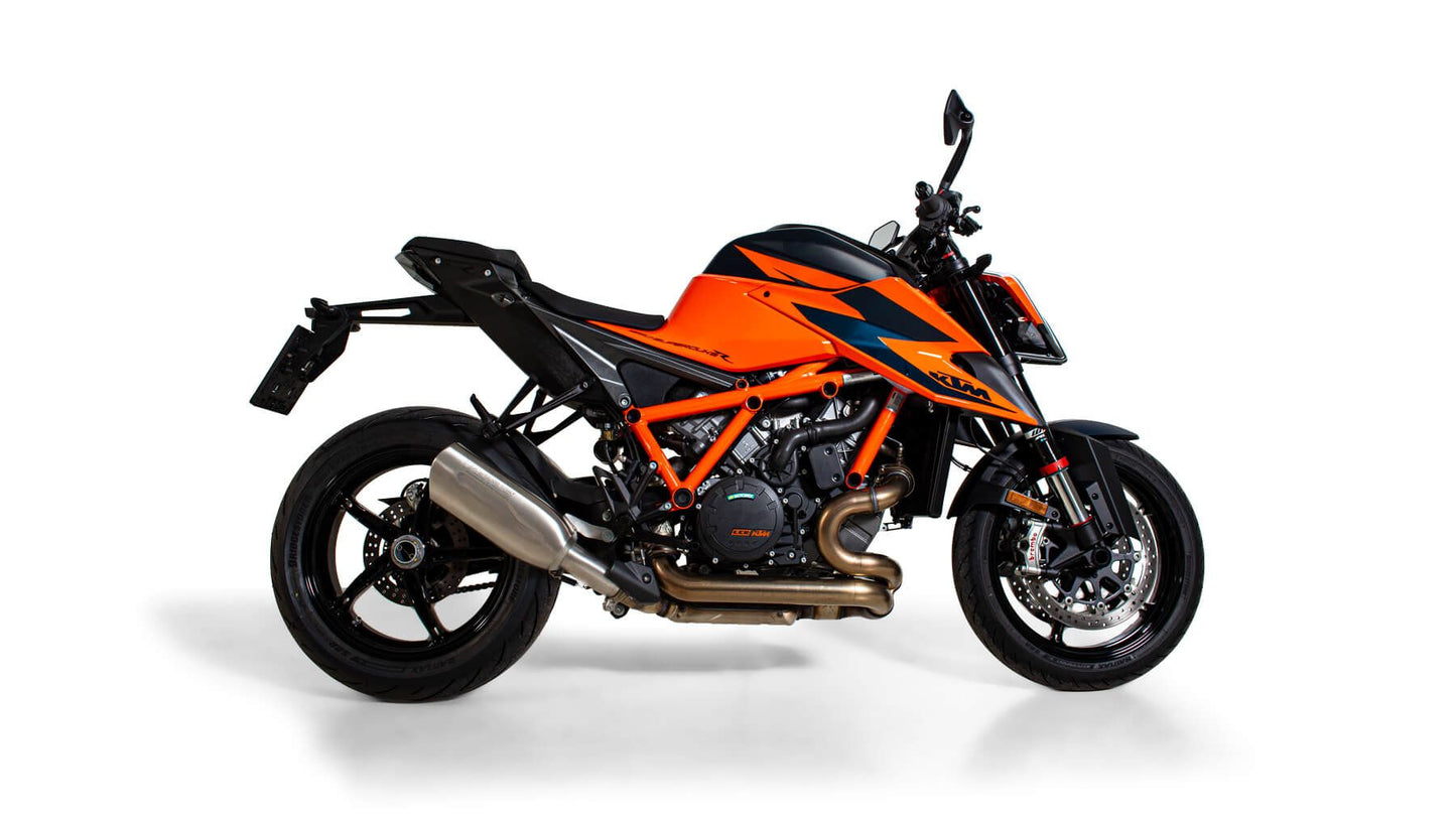 NXT Slip On Exhaust for KTM 1290 Super Duke R — Racing Black
