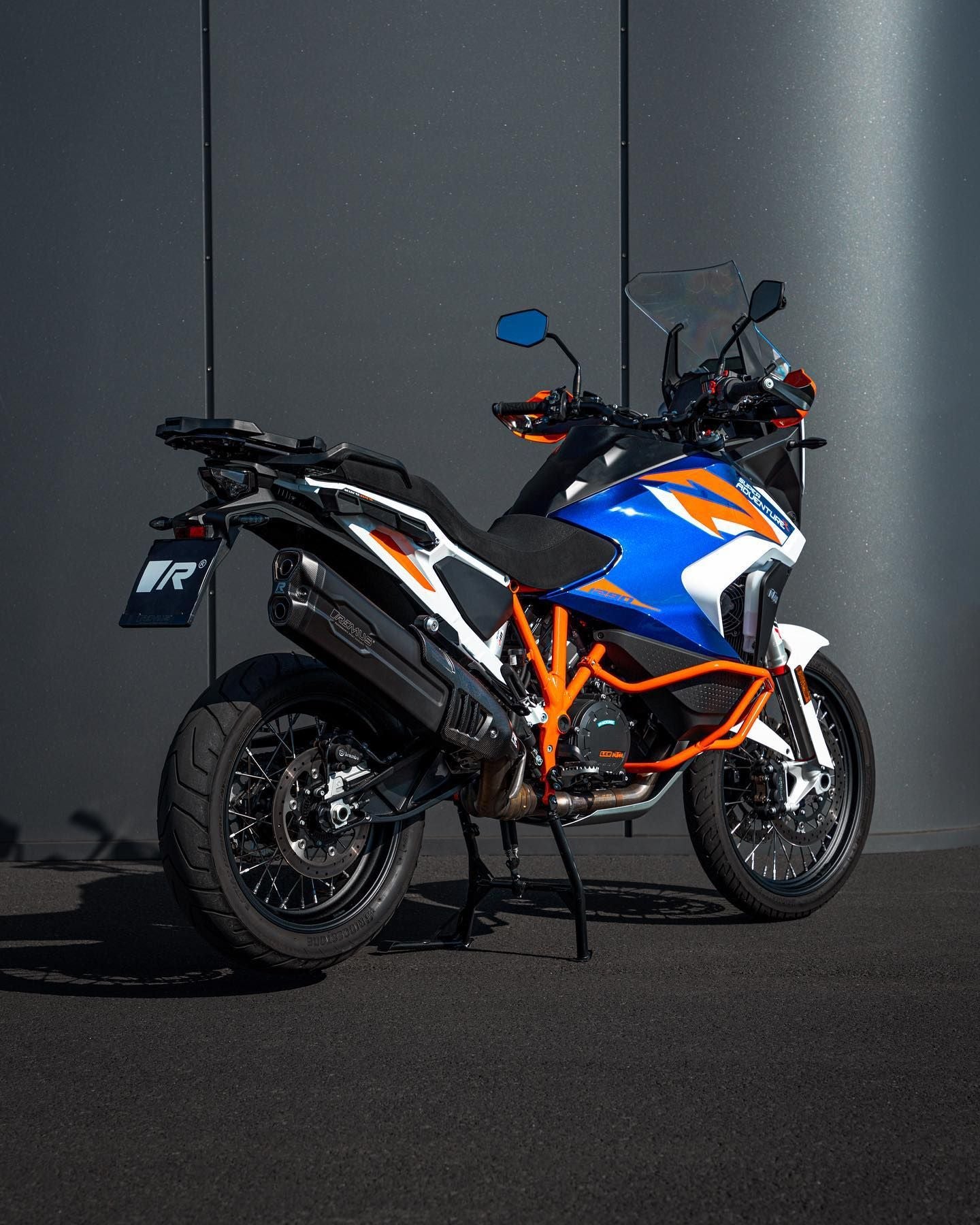 REMUS 8 2.0 Slip On Exhaust for KTM 1290 Super Adventure R & KTM 1290 Super Adventure S  — Rear Silencer Matt