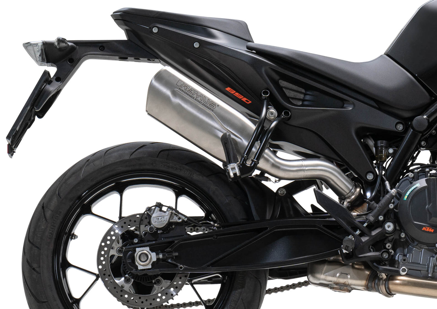 NXT Slip On Exhaust for KTM 890 Duke & 890 Duke R — Silencer Matt