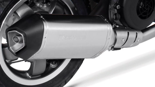 VESPA Primavera/Sprint 125 3V Sportexhaust System (Euro 4) 65mm — Headers + Sport Silencer Black (#1)