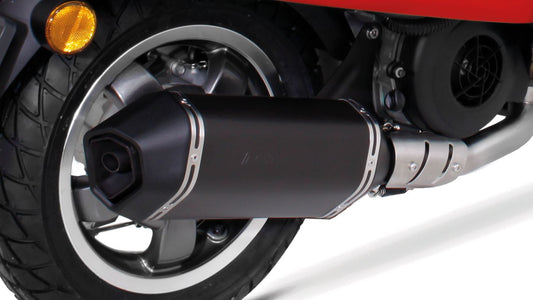 VESPA Primavera/Sprint 125 3V Sportexhaust System (Euro 4) 65mm — Headers + Sport Silencer Black (#1)