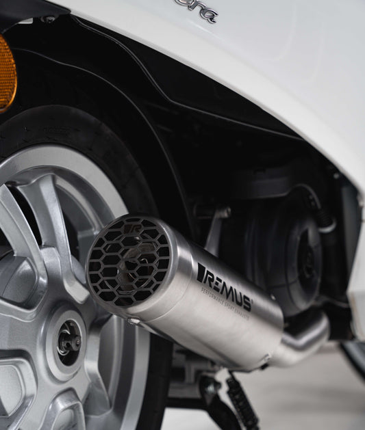 MESH Slip On Exhaust for Vespa Primavera 50