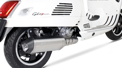Sport Exhaust for Vespa GTS 300 ie Super & GTV 300 Sei Giorni — Racing + Sport Silencer Black (#2)