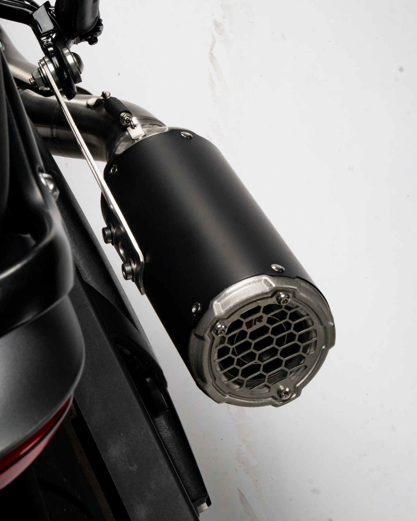 BoostR Exhaust for TRIUMPH Scrambler 400 /X — Racing Black