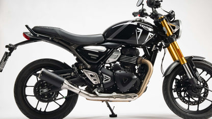 BoostR Exhaust for TRIUMPH Scrambler 400 /X — Racing Black