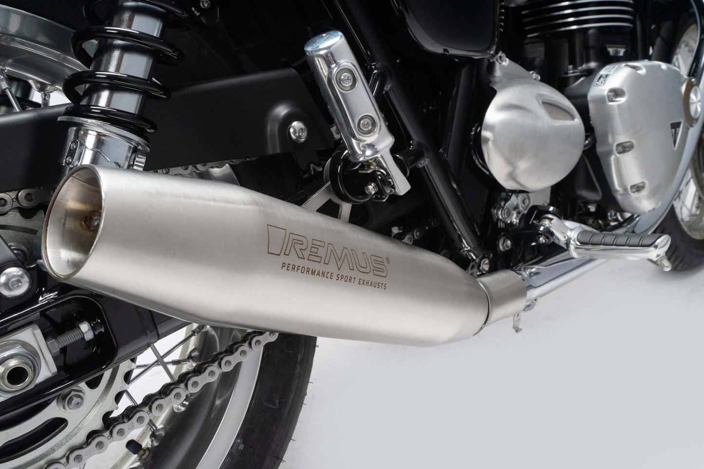 Slip On Tapered Muffler, Triumph Bonneville T100 & T120