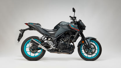 BoostR Exhaust for YAMAHA MT-03 — Racing Black