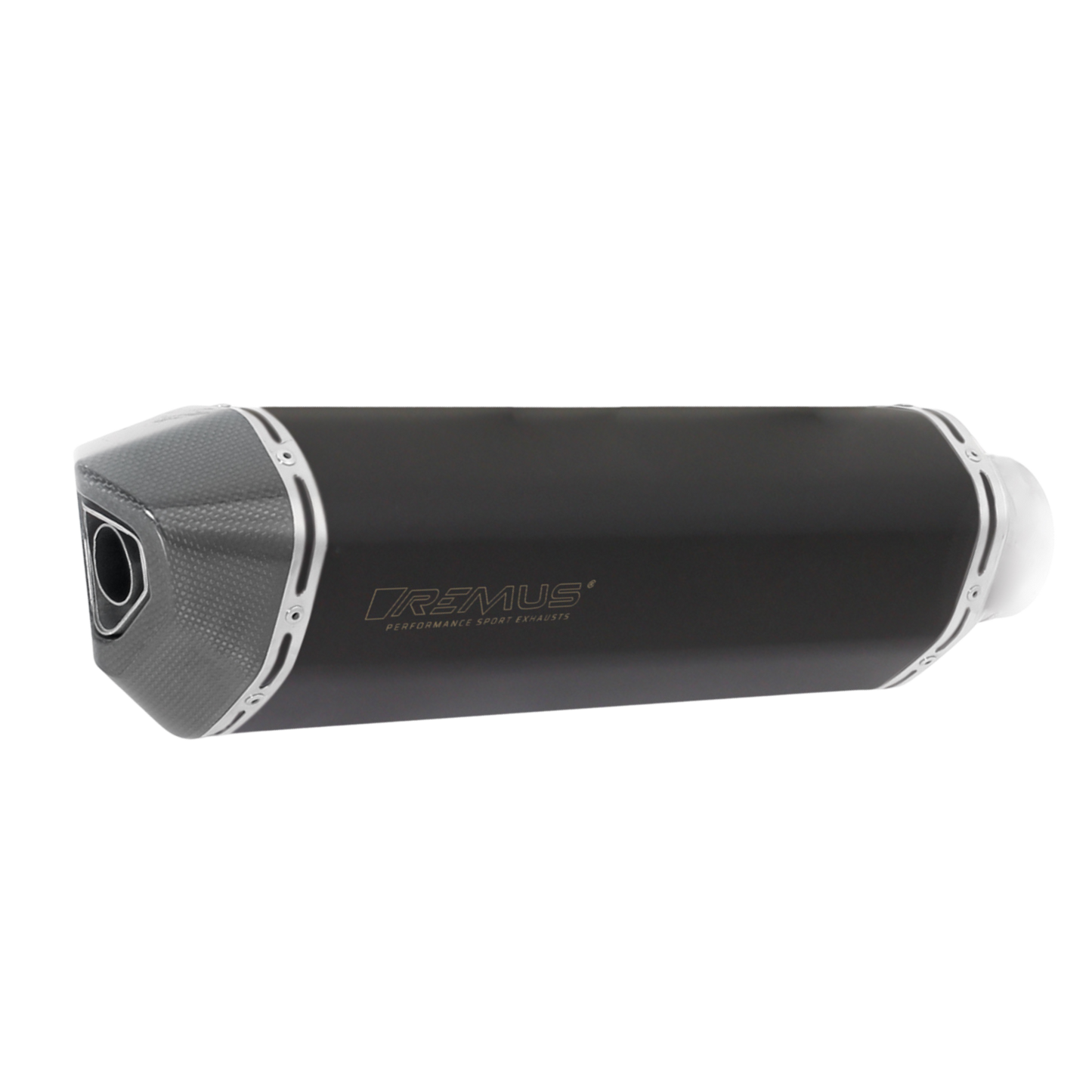 BLACK HAWK Slip on Exhaust for YAMAHA Ténéré 700 — Silencer Matt