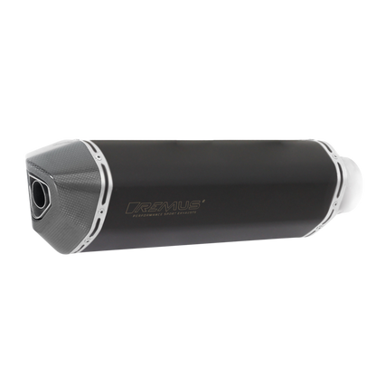 BLACK HAWK Slip on Exhaust for YAMAHA Ténéré 700 — Silencer Matt