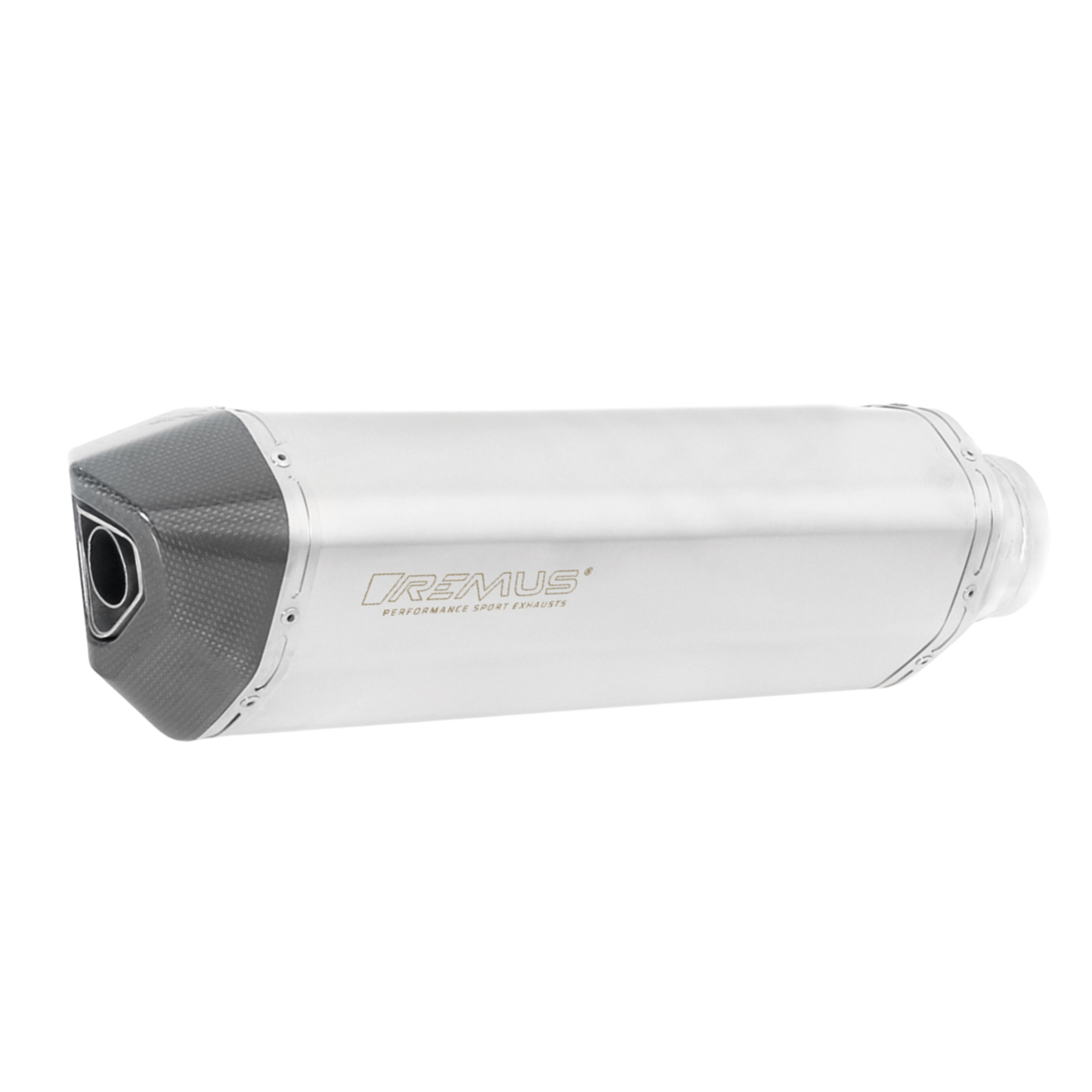BLACK HAWK Slip on Exhaust for YAMAHA Ténéré 700 — Racing Black