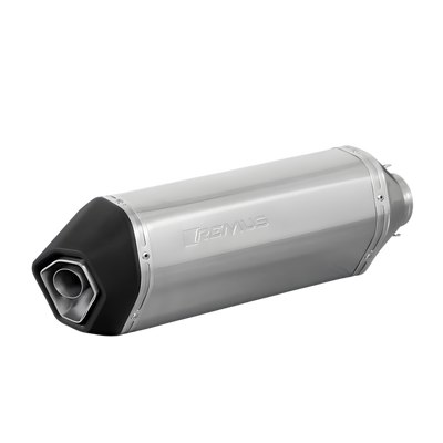 Vespa SD Euro 4 Edelstahl, EG/ Sport silencer, stainless steel