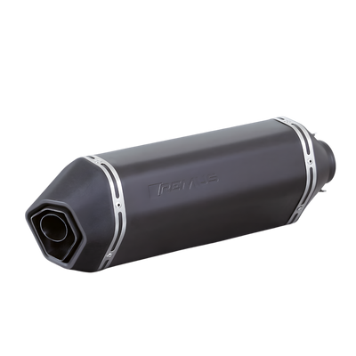 Vespa SD Euro 4 Edelstahl scha Sport silencer, stainless steel black