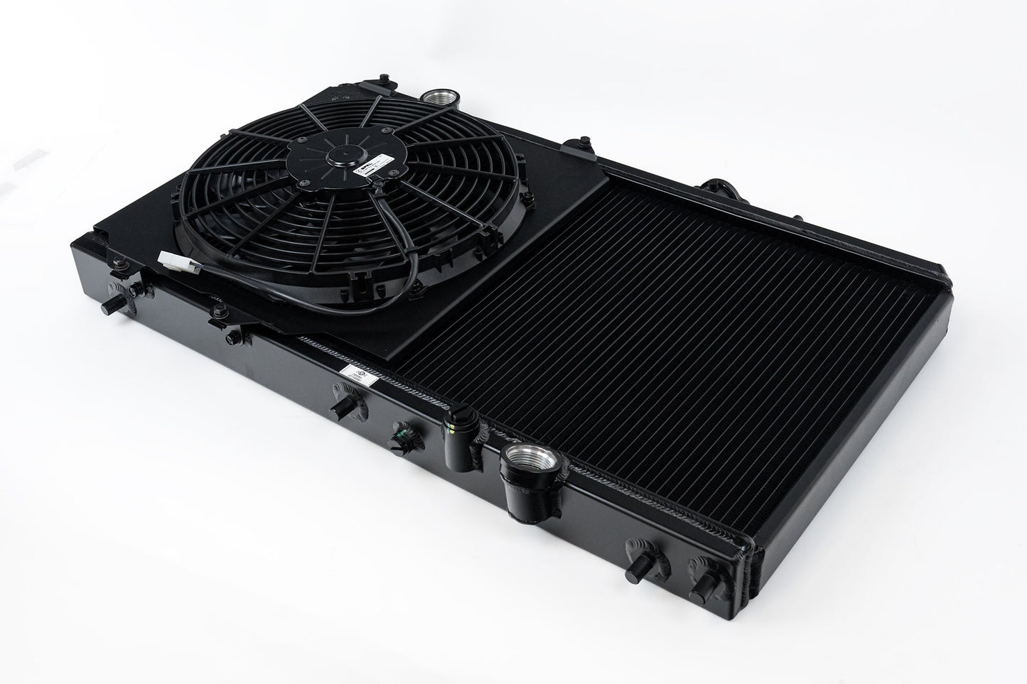 Honda Civic 92-00 / Acura Integra 94-01 K-Swap Radiator Black w/ Adjustable -16 or Slip-on