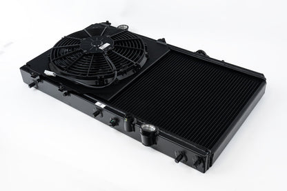 Honda Civic 92-00 / Acura Integra 94-01 K-Swap Radiator Black w/ Adjustable -16 or Slip-on