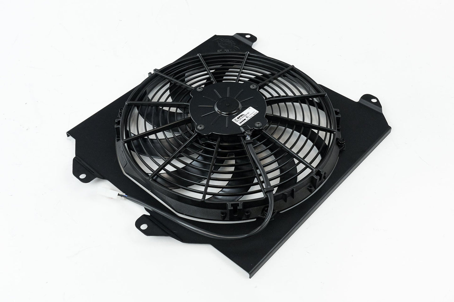 Honda Civic 92-00 Fan Shroud Black w/ 12" SPAL Fan