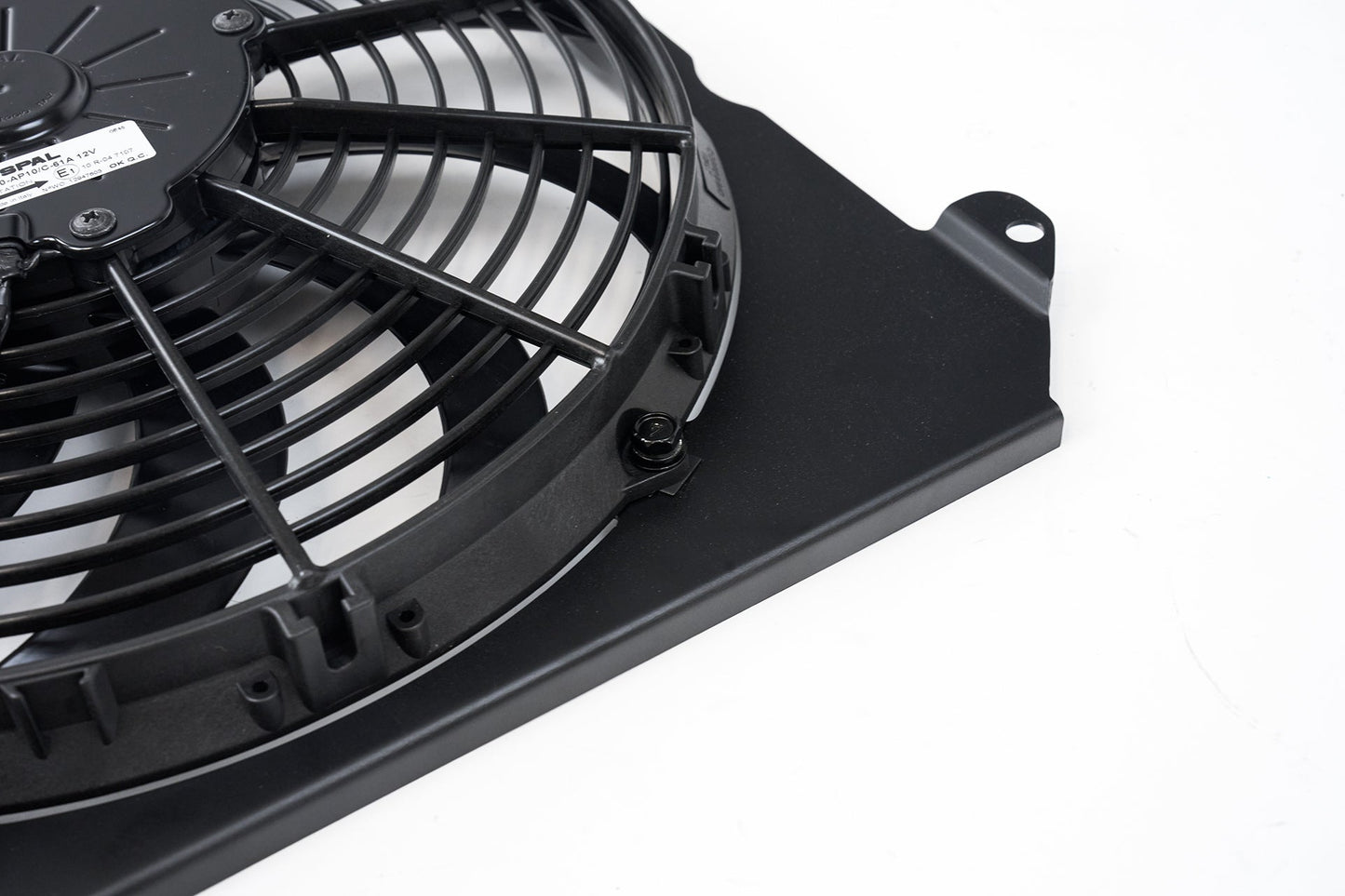 Honda Civic 92-00 Fan Shroud Black w/ 12" SPAL Fan