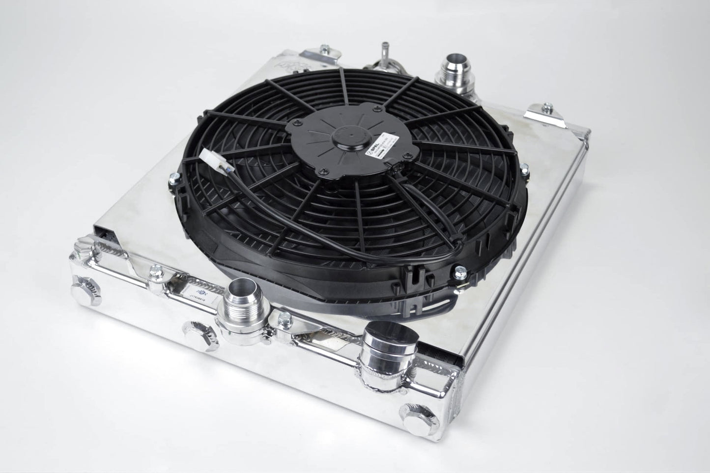 Mitsubitshi Evo 7/8/9 + Honda Civic 92-00 Universal Half Radiator w/ 12" SPAL Fan