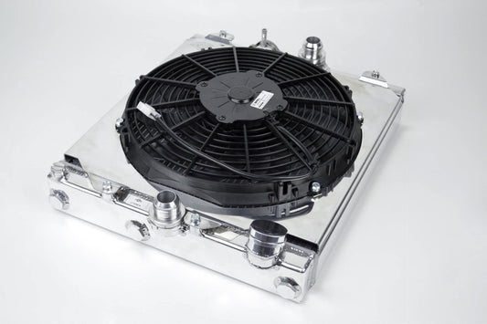 Mitsubitshi Evo 7/8/9 + Honda Civic 92-00 Universal Half Radiator w/ 12" SPAL Fan