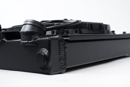 Mitsubitshi Evo 7/8/9 + Honda Civic 92-00 Universal Half Radiator w/ 12" SPAL Fan