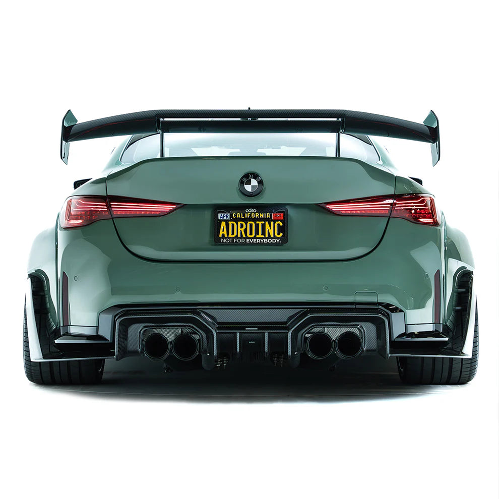 BMW G82 M4 AT-R3 Swan Neck Wing Flat