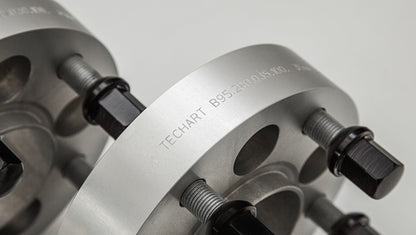 Porsche Macan with TECHART Widening Bolt Circle Adapter LK 112/5 - 130/5