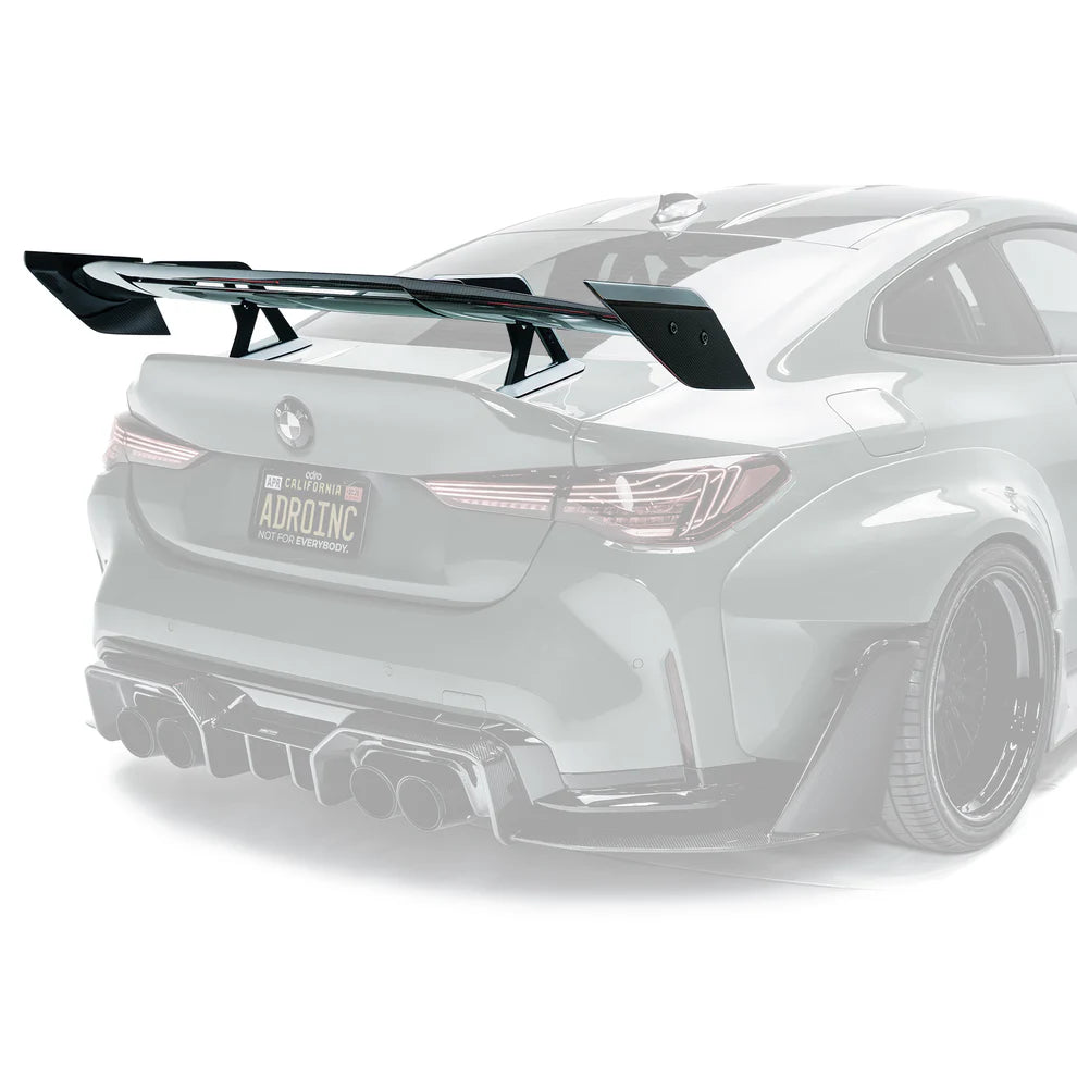 BMW G82 M4 AT-R3 Swan Neck Wing Flat