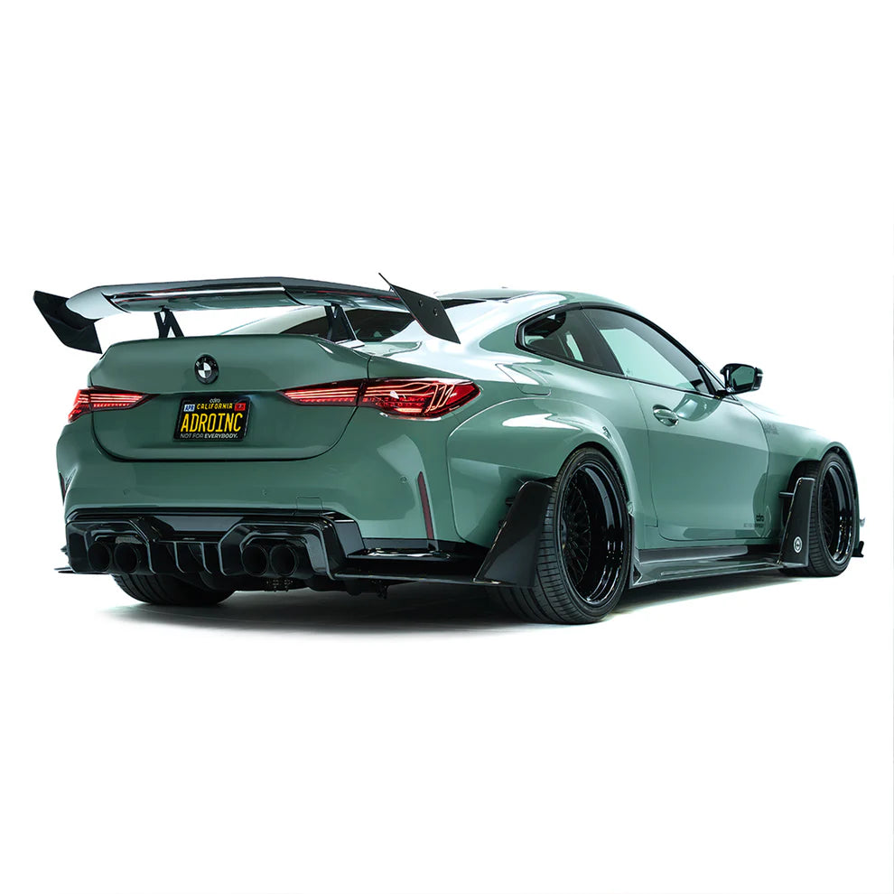BMW G82 M4 AT-R3 Swan Neck Wing Flat