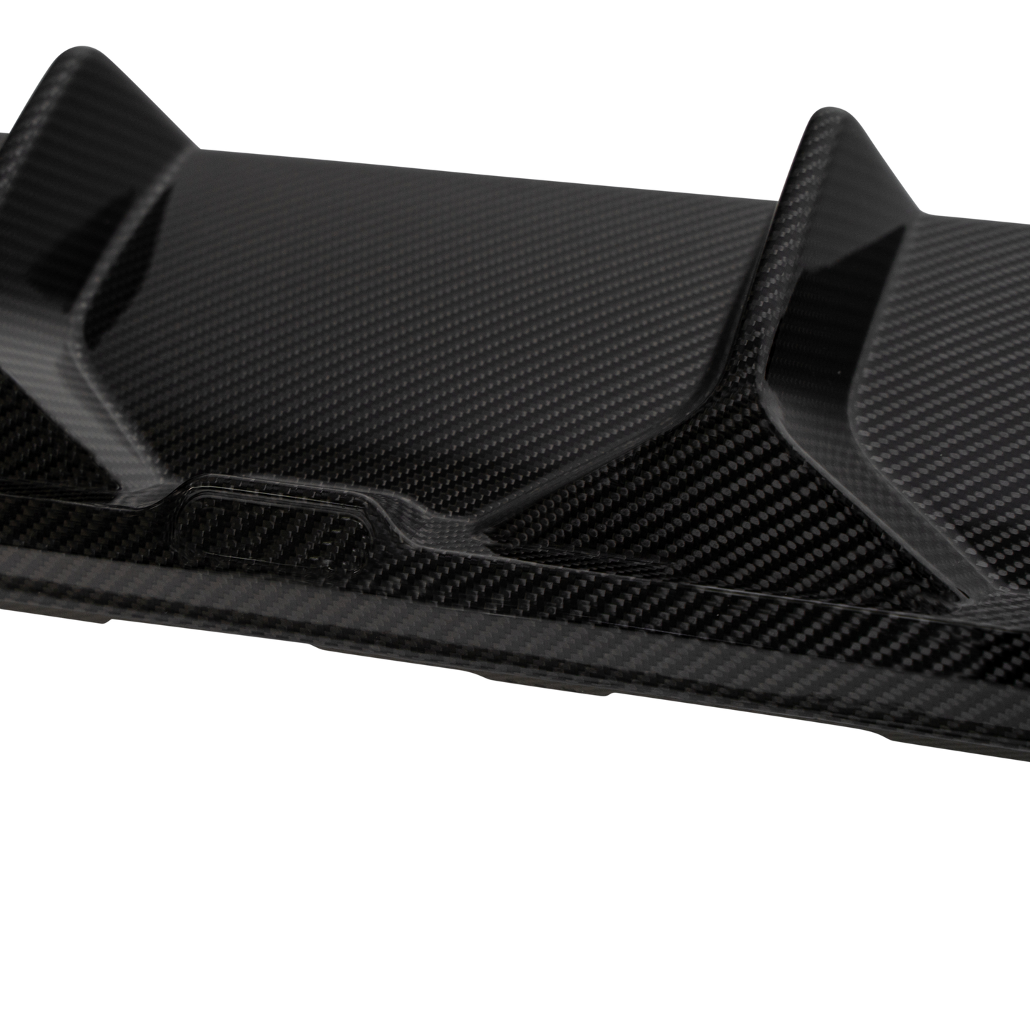 Audi RS3 8Y Saloon Rear Diffuser with Bumper Sills - Visual Carbon Fibre with URBAN Emblem