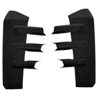 Audi RS3 8Y Hatchback / Saloon Front Bumper Intake Trims - Visual Carbon Fibre