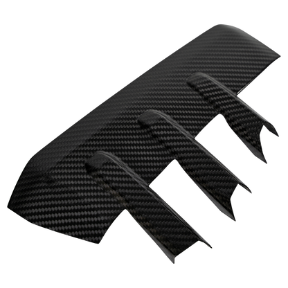 Audi RS3 8Y Hatchback / Saloon Front Bumper Intake Trims - Visual Carbon Fibre