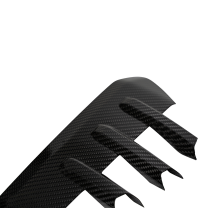 Audi RS3 8Y Hatchback / Saloon Front Bumper Intake Trims - Visual Carbon Fibre
