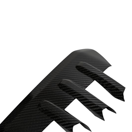 Audi RS3 8Y Hatchback / Saloon Front Bumper Intake Trims - Visual Carbon Fibre