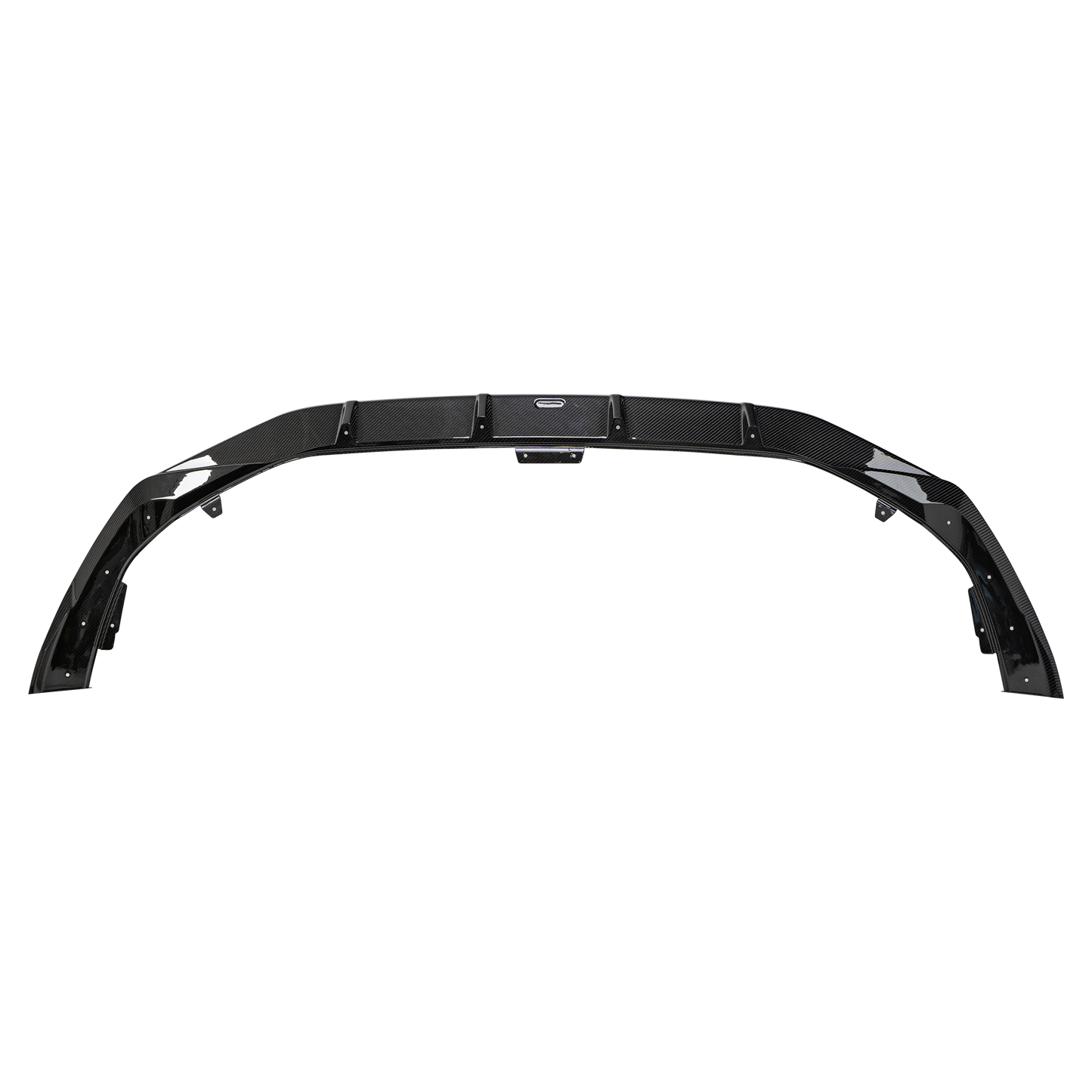 Audi RS3 8Y Hatchback / Saloon Front Splitter - Visual Carbon Fibre with URBAN Emblem