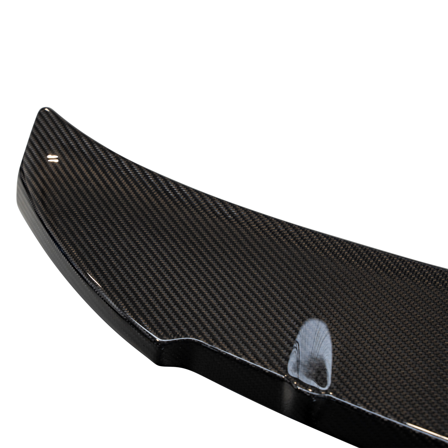 Audi RS3 8Y Saloon Rear Lip Spoiler - Visual Carbon Fibre