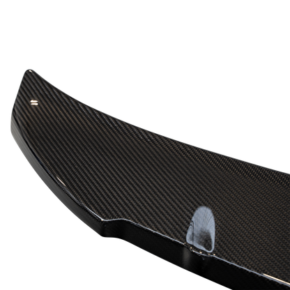 Audi RS3 8Y Saloon Rear Lip Spoiler - Visual Carbon Fibre