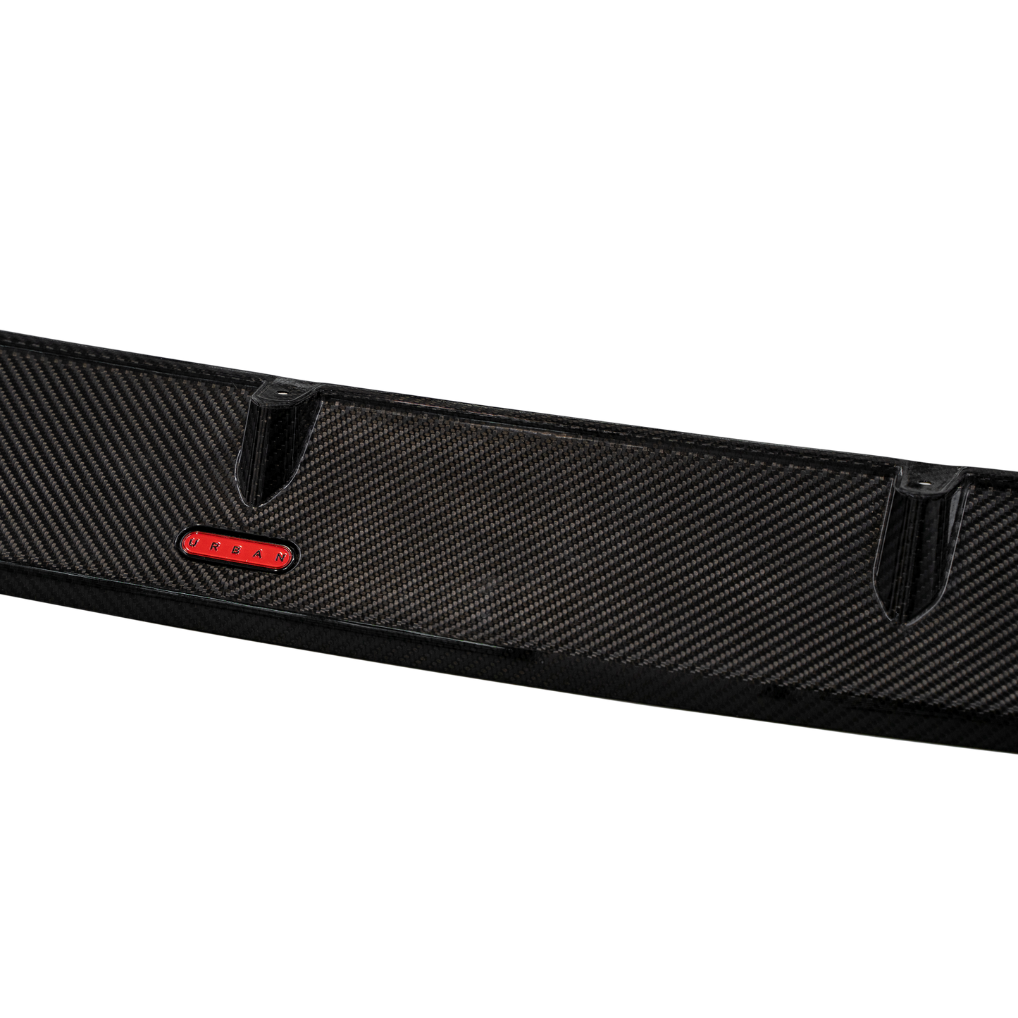 Audi RS4 B9 Front Splitter with URBAN Branding - Visual Carbon Fibre Lacquered