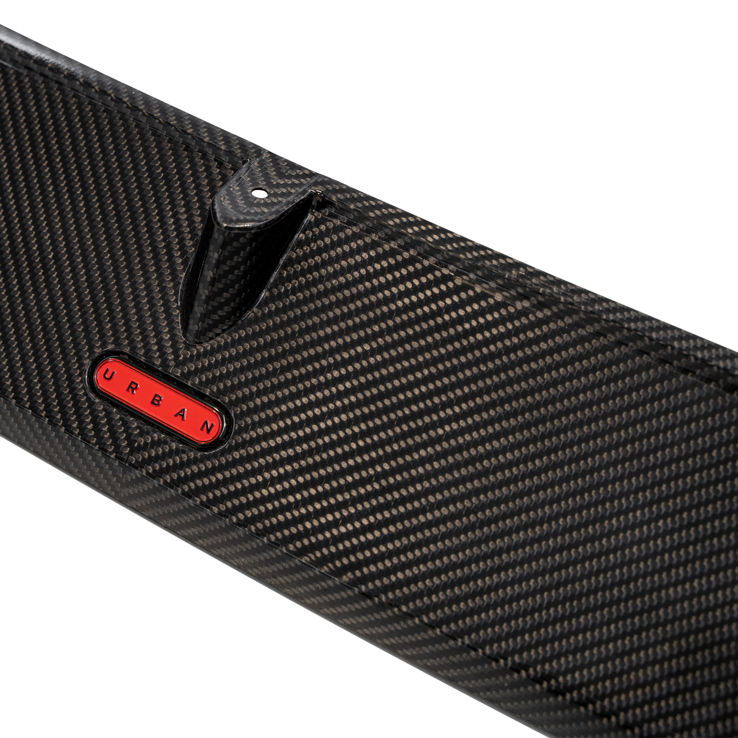 Audi RS4 B9 Front Splitter with URBAN Branding - Visual Carbon Fibre Lacquered