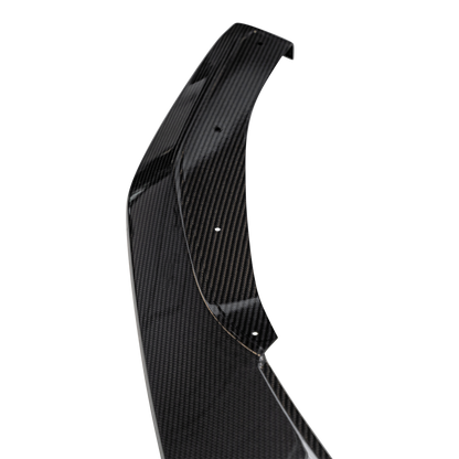 Audi RS4 B9 Front Splitter with URBAN Branding - Visual Carbon Fibre Lacquered