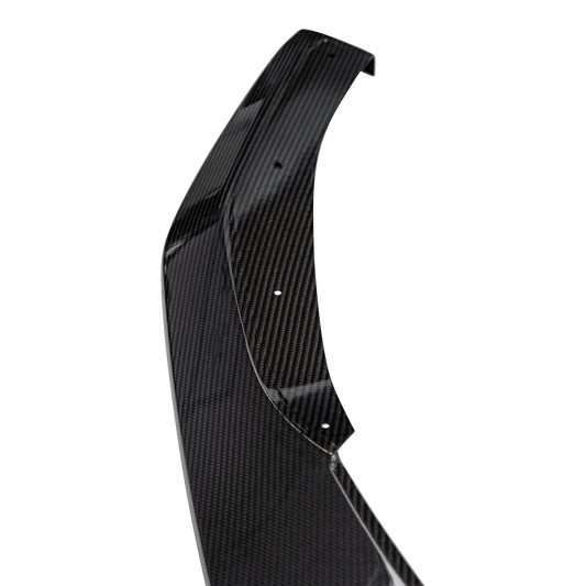 Audi RS4 B9 Front Splitter with URBAN Branding - Visual Carbon Fibre Lacquered