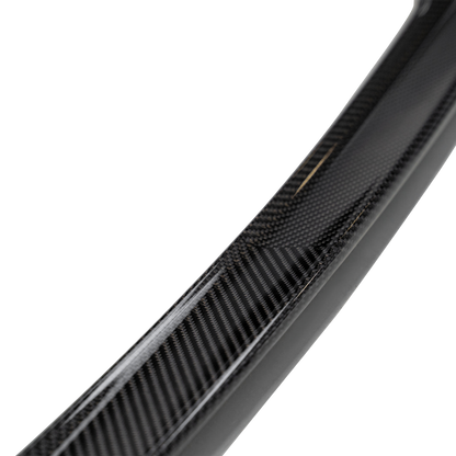 Audi RS4 B9 / B9.5 Lower Rear Lip Spoiler - Visual Carbon Fibre Lacquered