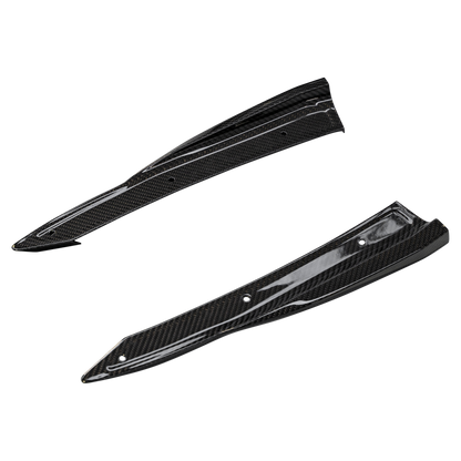 Audi RS4 B9 / B9.5 Rear Quarter Sills - Visual Carbon Fibre Lacquered