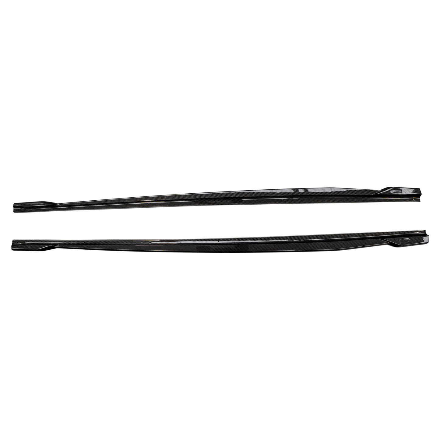 Audi RS4 B9 / B9.5 Lower Side Sills with URBAN Branding - Visual Carbon Fibre Lacquered