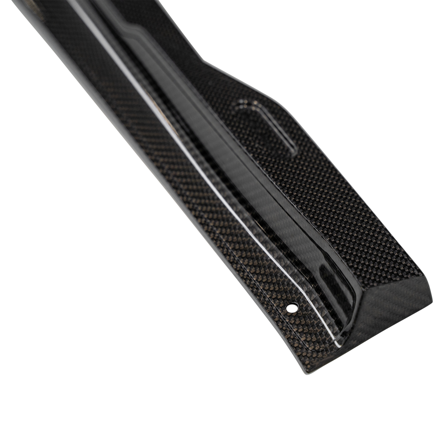 Audi RS4 B9 / B9.5 Lower Side Sills with URBAN Branding - Visual Carbon Fibre Lacquered