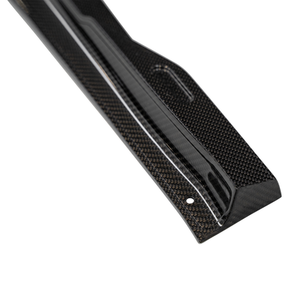 Audi RS4 B9 / B9.5 Lower Side Sills with URBAN Branding - Visual Carbon Fibre Lacquered
